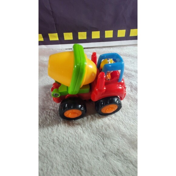 Coogan Huile Friction Powered Cars Push Go Trucks Construction Vehicles Toys Set - Picture 3 of 9